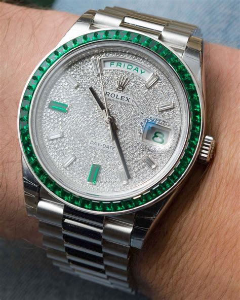 replica rolex emerald